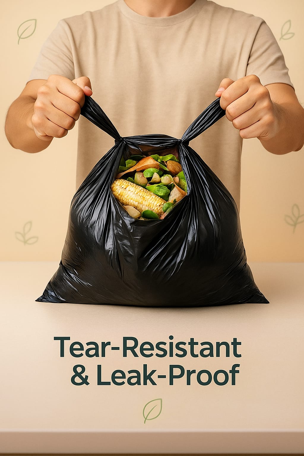 Home Delights India Garbage Bags 24*32 Inches Small 90 Bags 6 Rolls